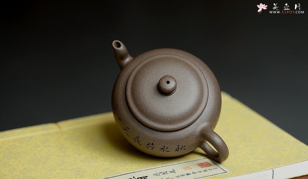 紫砂壶图片：国助工唐文全手新作 隐乐壶 大口实用 端庄秀气 - 美壶网