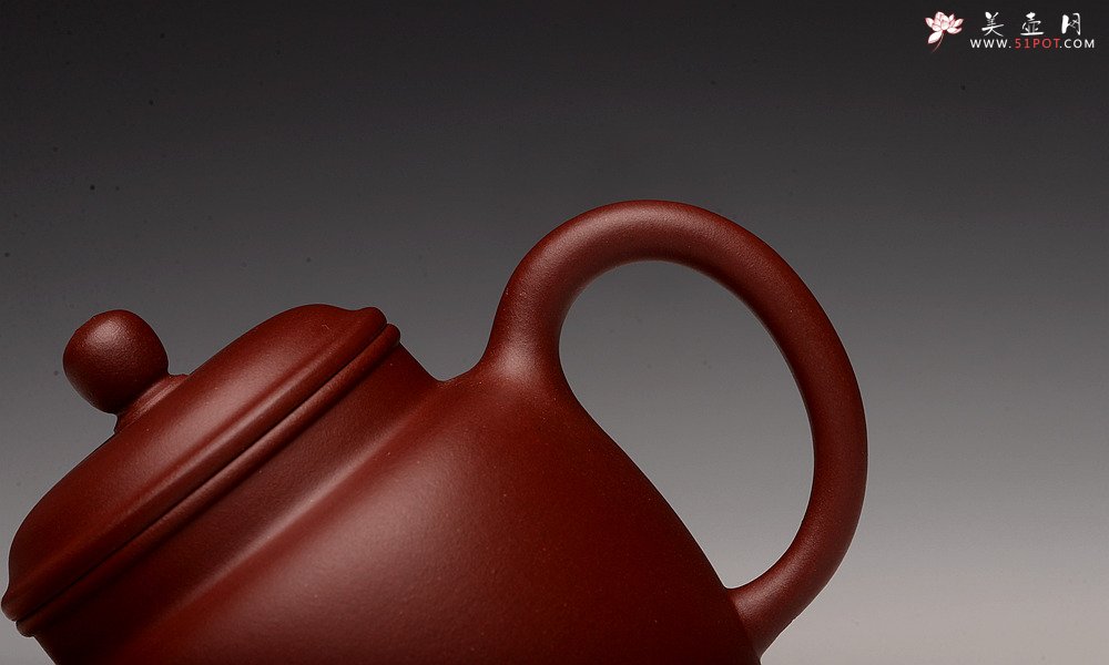 紫砂壶图片：美壶特惠 俞欣荣新作 挺拔俊秀 留云 优质枣红泥 极易泡养 - 美壶网