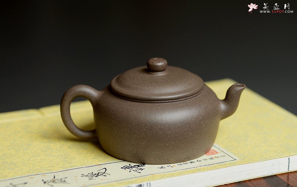 紫砂壶图片：国助工唐文全手新作 隐乐壶 大口实用 端庄秀气 - 美壶网
