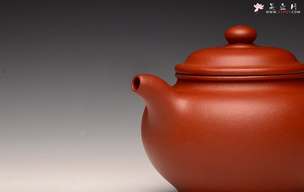 紫砂壶图片：徐亚春作品 传统实用 饱满周正 掇只 优质朱泥 - 美壶网