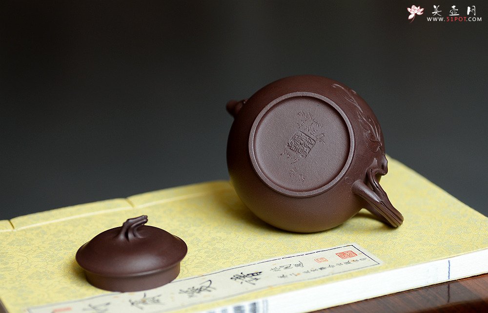 紫砂壶图片：高雪琴全手新作 做工精致 构思精妙别有风味 春韵壶 - 美壶网