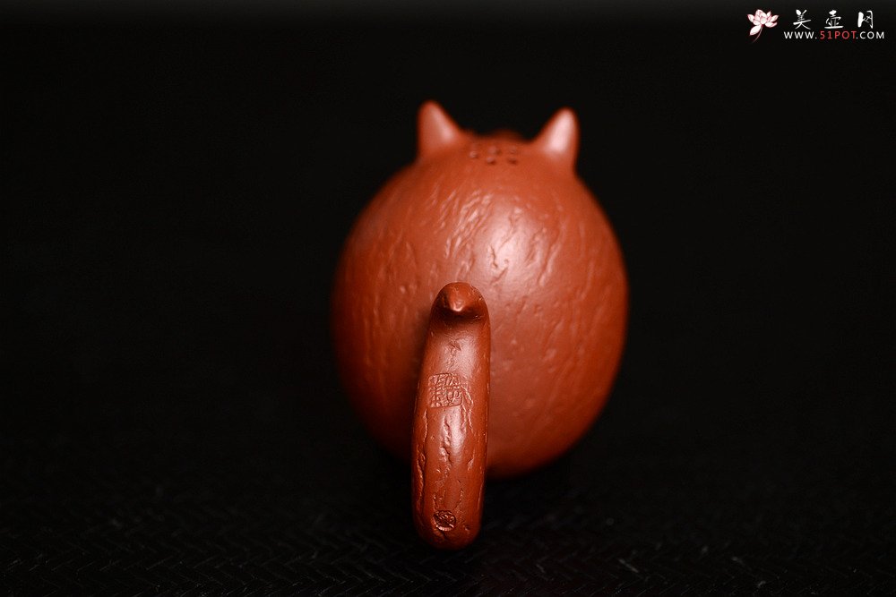 紫砂壶图片：施奇华最新文房水滴 好玩的茶宠 ~尾兽狐o(∩_∩)o  - 美壶网