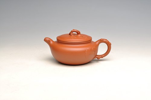 陈焱紫砂壶 仿古情趣 原矿朱泥