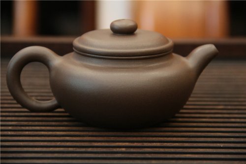 徐雪娟紫砂壶 仿古壶 原矿紫泥