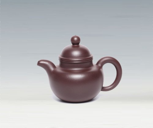 唐六琴紫砂壶 掇球壶 