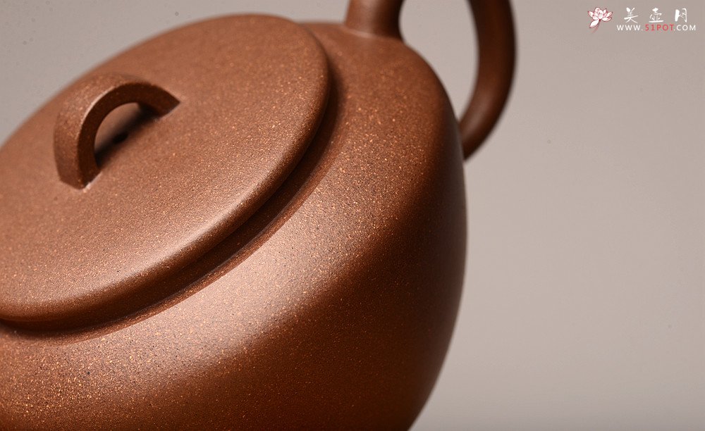 紫砂壶图片：詹黎明文气作品 优质青段 全手巨轮珠 夏日畅饮必备 - 美壶网