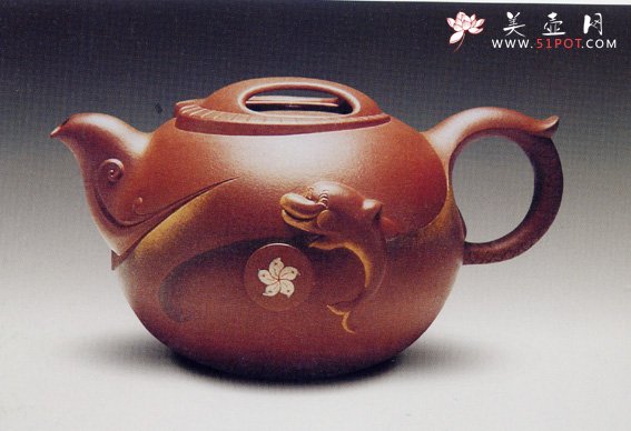 紫砂壶图片：百年沧桑迎回归 - 美壶网