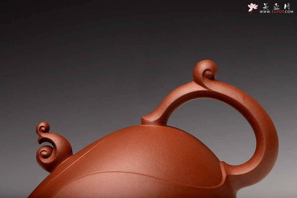 紫砂壶图片：于洪霞原创力作 全手大品‘源’ 韵味十足 线条流畅 - 美壶网