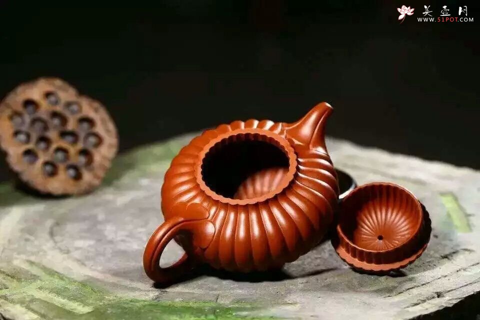 紫砂壶图片：筋纹掇只 - 美壶网