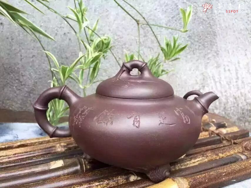 紫砂壶图片：圆竹 - 美壶网