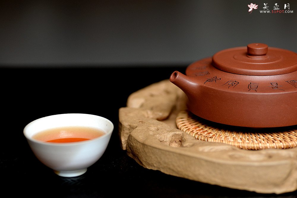 紫砂壶图片：钱伟刚新品 文气周盘 古朴大方 实用佳品 - 美壶网