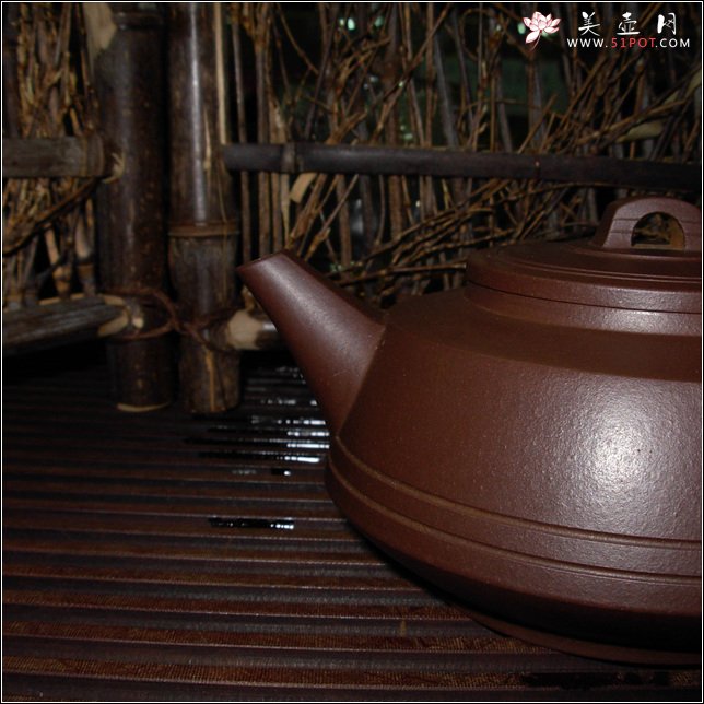 紫砂壶图片：天地方圆壶 - 美壶网