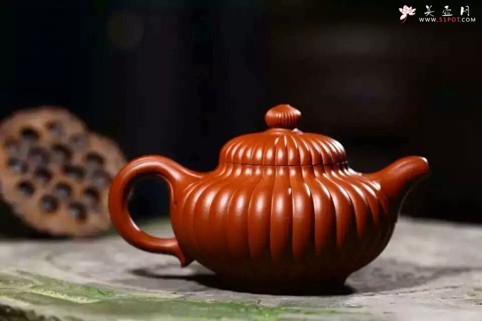 紫砂壶图片：筋纹掇只 - 美壶网