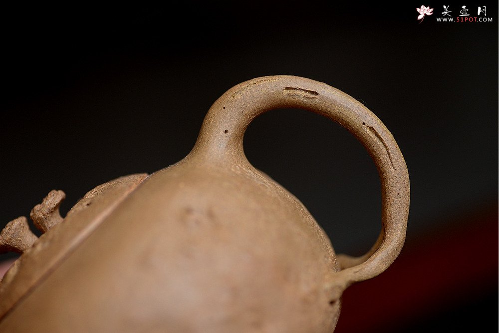 紫砂壶图片：姜建荣全手作品 古朴之味~~~沧桑质感 全手龚春 - 美壶网