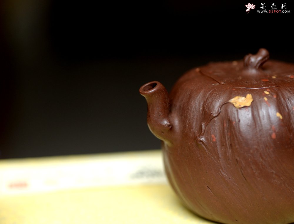 紫砂壶图片：花货新风尚  妙趣横生 潘丹初全手新作 树魂 - 美壶网