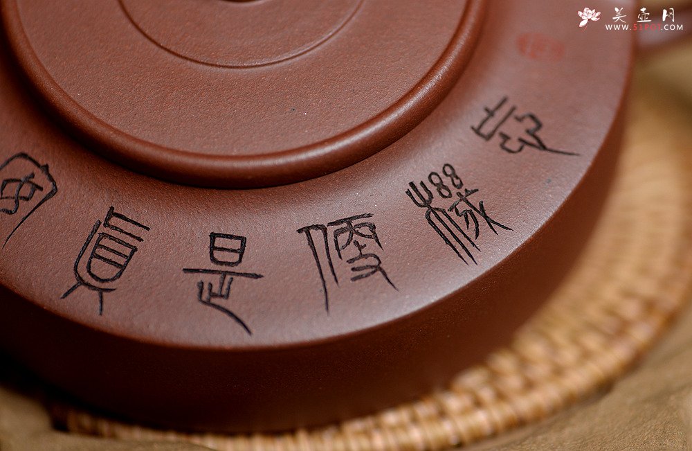 紫砂壶图片：钱伟刚新品 文气周盘 古朴大方 实用佳品 - 美壶网