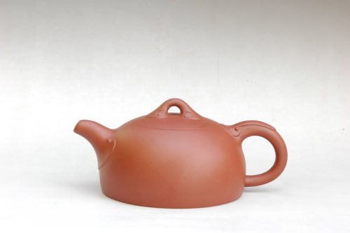 凌达君紫砂壶 如意半月壶 原矿清水泥