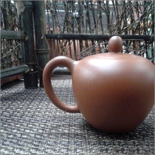 许红娟紫砂壶 美人肩 原矿朱泥