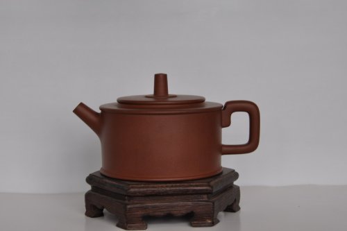 蔡应军紫砂壶 全手工汲直壶 原矿底槽清