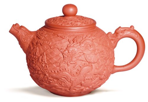 周小明紫砂壶 五龙闹海 原矿清水泥