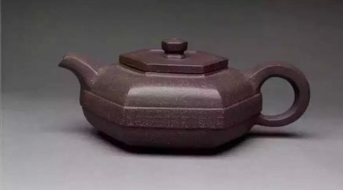 韩惠琴紫砂壶 六方壶 原矿紫泥