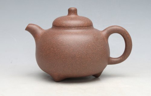 周曙峰紫砂壶 三足乳鼎 原矿紫泥