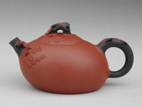 朱建伟紫砂壶 双色 掇松壶 原矿清水泥