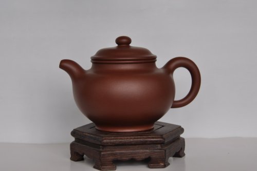 蔡应军紫砂壶 全手工大亨掇只壶 原矿底槽清