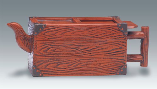 王福君紫砂壶 风箱壶 