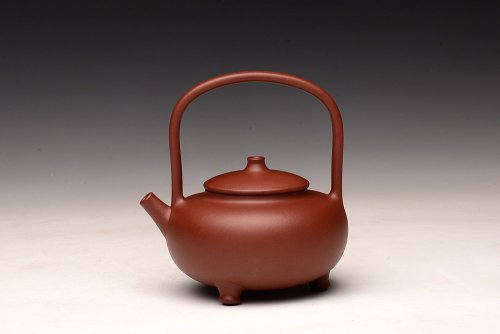 于洪霞紫砂壶 饱满挺拔 圆润可人 于洪霞乙未年全手作品 童馨提梁 原矿底槽清