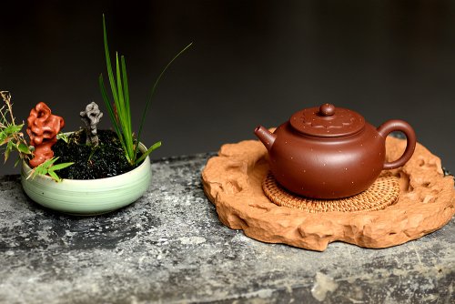 马建鹏紫砂壶 温文尔雅 素雅精致 全手铺砂明华  原矿紫泥