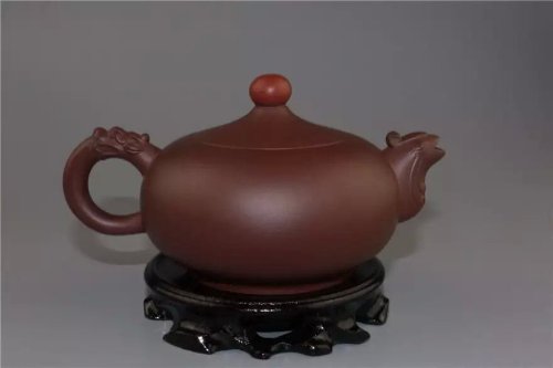 韩惠琴紫砂壶 鸿运当头 原矿紫泥