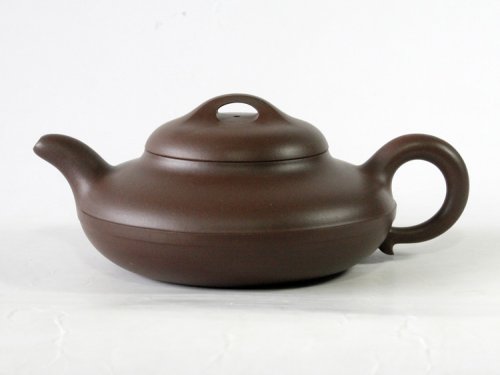 张菊萍紫砂壶 线圆 原矿紫泥