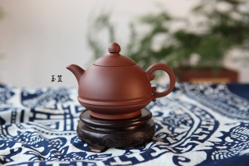 杨伟倩紫砂壶 玉笠壶 原矿清水泥