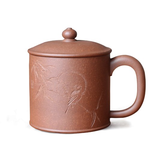 周小明紫砂壶 江南之春盖杯 原矿底槽清