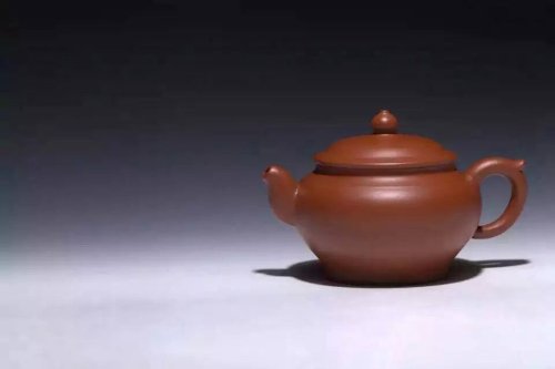 蒋建军紫砂壶 飞渡壶 原矿朱泥