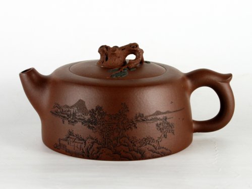 周荣金紫砂壶 古井常青 原矿底槽清