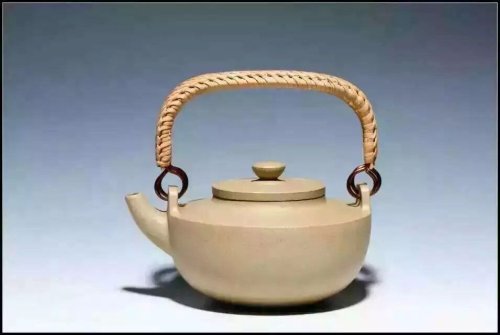 王小平紫砂壶 提梁壶 原矿段泥