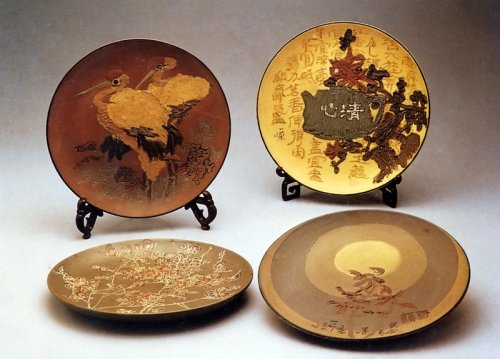 毛国强紫砂壶 堆刻艺盘 