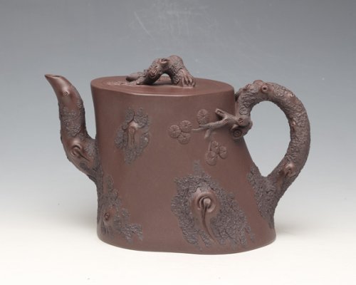 陈焱紫砂壶 长青 原矿紫泥