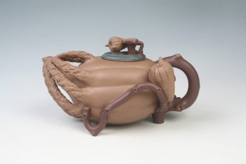 蒋益军紫砂壶 佛手壶 