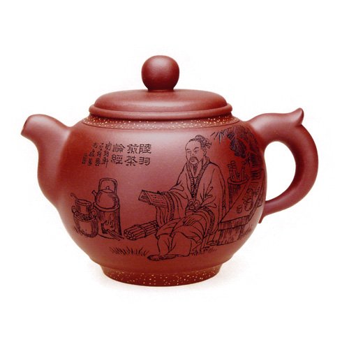 沈汉生紫砂壶 红圆珠 原矿清水泥