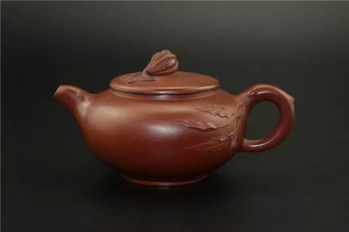 纪小锡紫砂壶 佛手 原矿清水泥