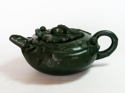 吴俊杰紫砂壶 蚕宝宝 原矿绿泥