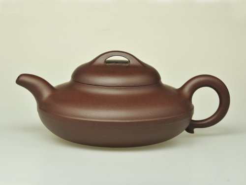 张菊萍紫砂壶 线圆 原矿紫泥