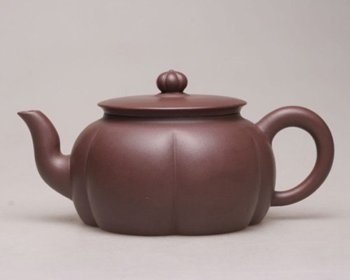 陈焱紫砂壶 半菊 原矿紫泥