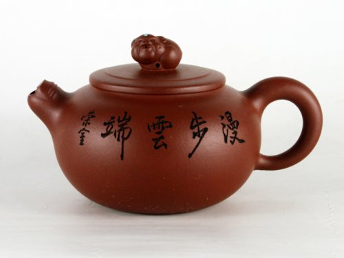 周荣金紫砂壶 金猪纳福 原矿清水泥