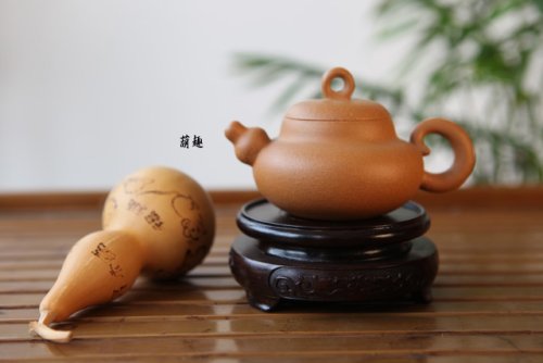 杨伟倩紫砂壶 葫趣壶 原矿段泥