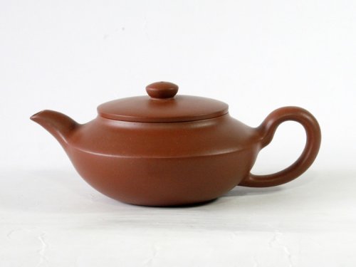 张菊萍紫砂壶 汉扁 原矿清水泥