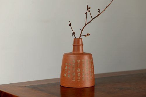 淞庐紫砂壶 淞庐全手作品 茶叶罐 造型新颖 雅致文气 原矿段泥